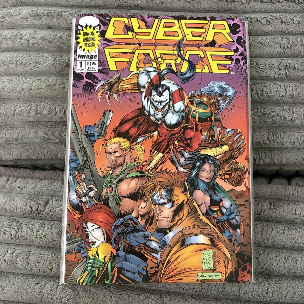 Cyberforce Image Comics #1 1993 Ongoing Series Ripclaw‎ Silvestri Boarded
